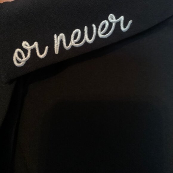 Topshop Black Button Shirt Dress Size 4 US / 8 UK - Picture 7 of 9